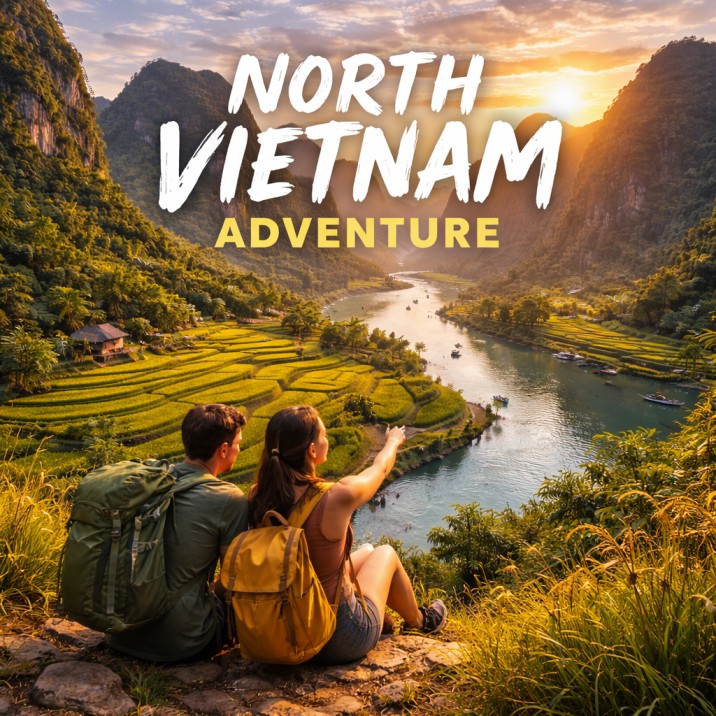 North Vietnam mountains and valleys