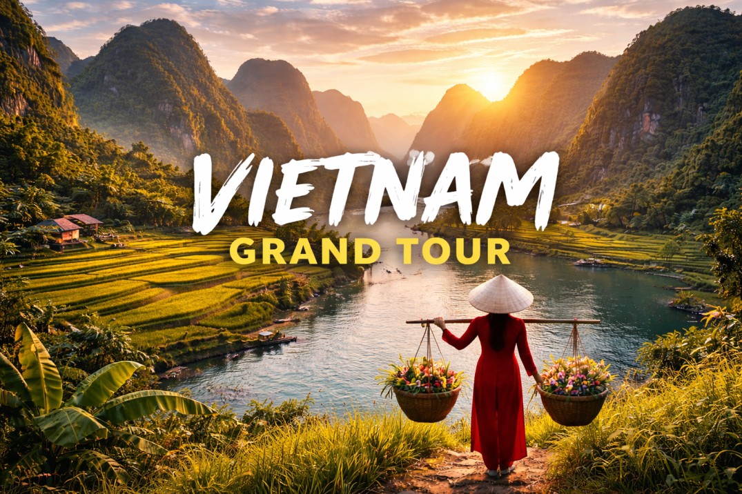 Vietnam Grand Tour highlights collage